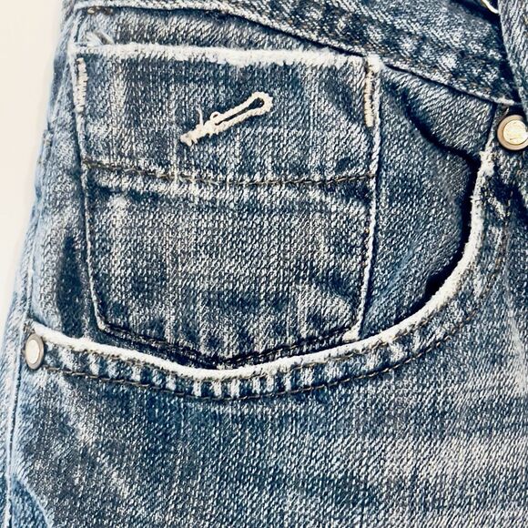 Phat Farm Jeans Mens 38 x 34 Vtg 90s Y2K Distressed Streetwear Libra Cut Hip Hop - Picture 7 of 13